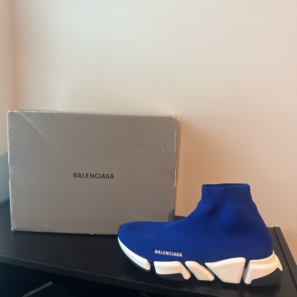 Balenciaga Royal Blue Sock Sneakers